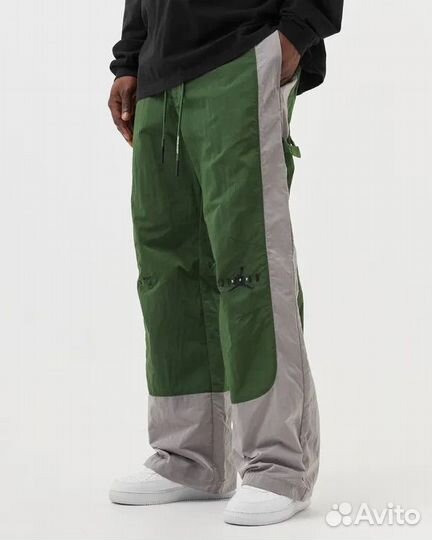 Брюки OFF-white x AIR jordan track pant green