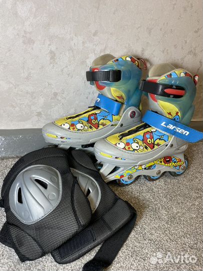 Роликовые коньки детские раздвижные
