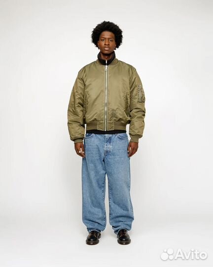 Джинсы Stussy BIG OL Washed Blue