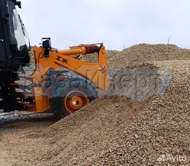 Окол бутовый камень отсев с доставкой