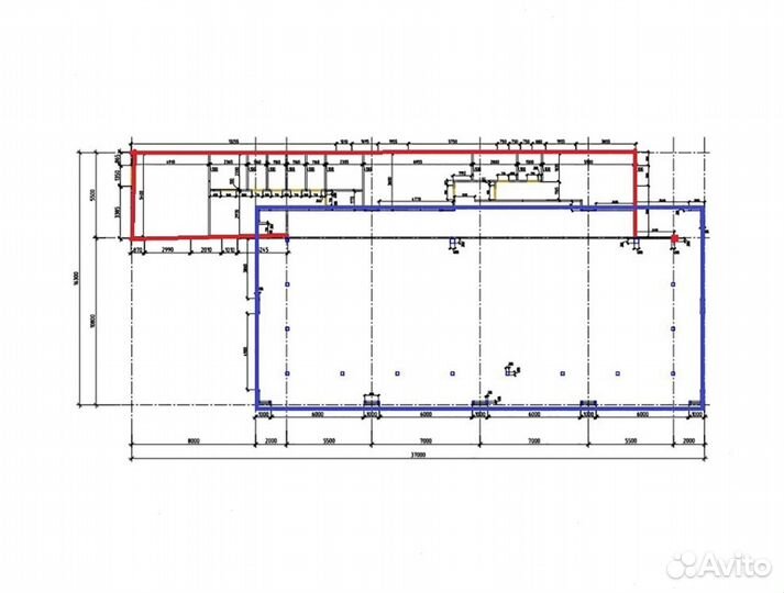 Лстк каркас магазина 500 м2 (супермаркет, автосало