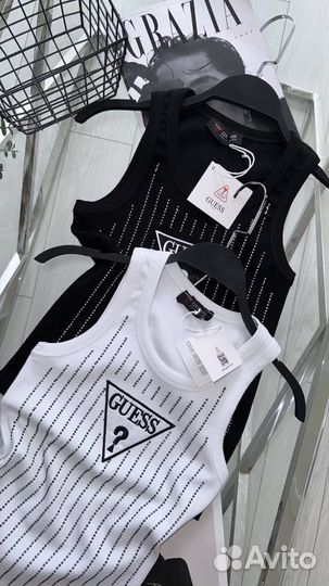 Майка лого Guess Турция с биркой