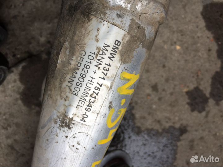 Патрубок интеркулера бмв х6 е71 н54 13717571349