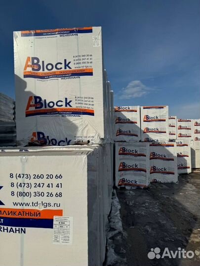 Газосиликатный блок