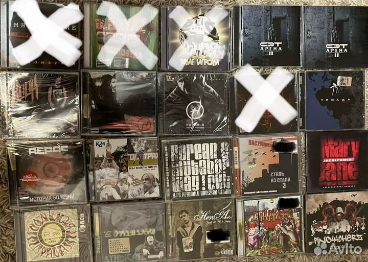 Продам Cd диски с музыкой русский рэп хип хоп