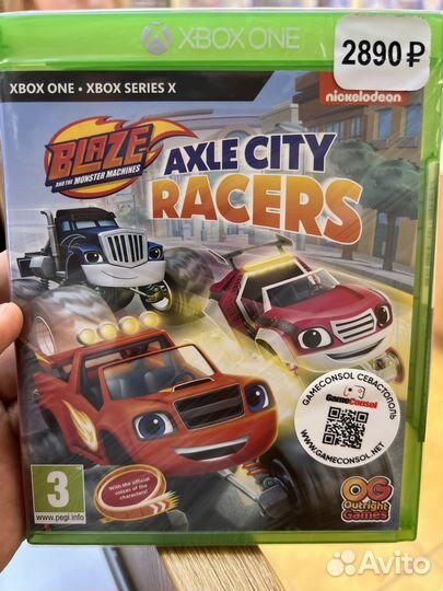 Вспыш и чудо-машинки диск для Xbox новый