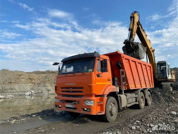 Услуги самосвала 20 тонн