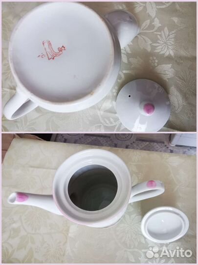 Салатник хрусталь. Сахарница. Чайник Кофейник СССР