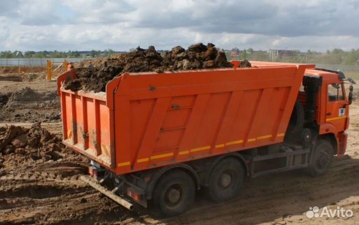 Фаб. Грунт. Песок. Щебень. Чернозём