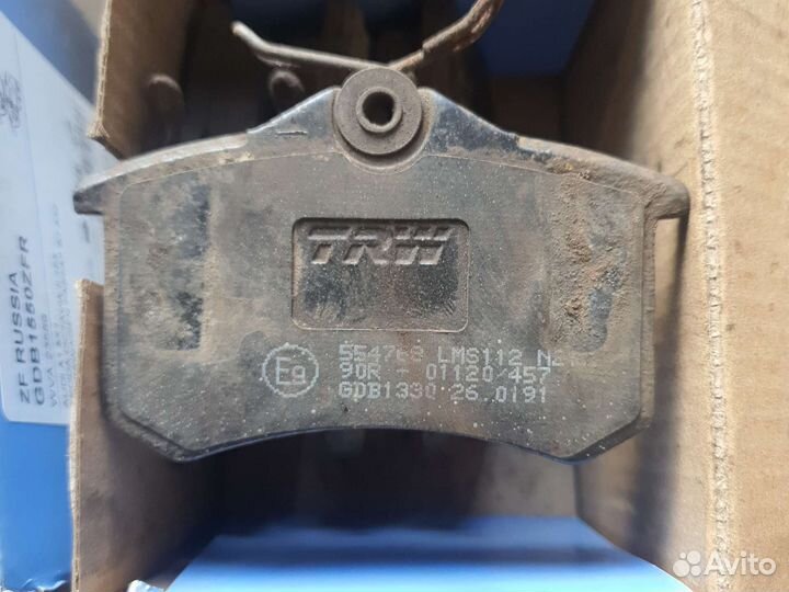 Комплект колодок jetta 6