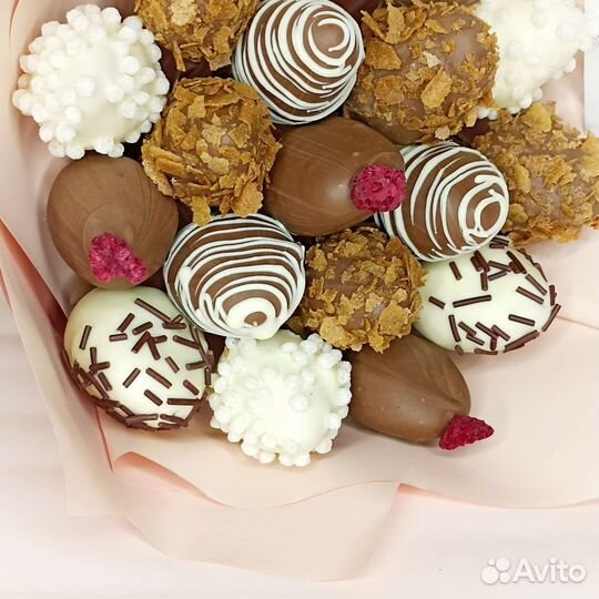 Букет из клубники в шоколаде