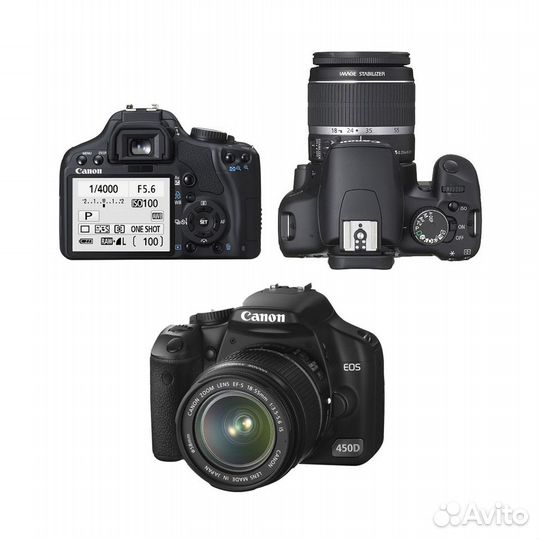 Зеркальный фотоаппарат Canon EOS 450 D kit