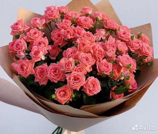 Розы кустовые.Букеты