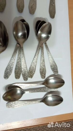 Столовый набор ложки и вилки СССР