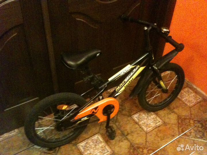 Детский велосипед Novatrack Juster 16 + шлем