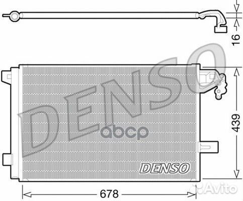 Радиатор кондиционера DCN32063 Denso