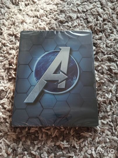 Диск Мстители Стилбук Xbox в плёнке