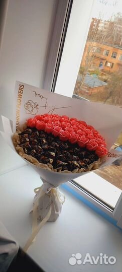 Букет из мыльных цветов