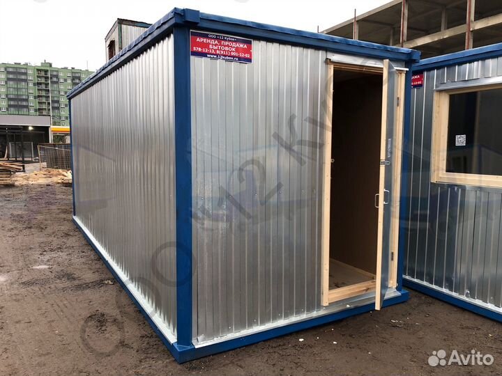 Блок контейнер 02 металлический новый утепленный