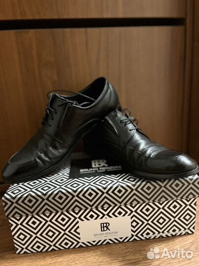 Туфли мужские 42 43 Bruno Renzoni