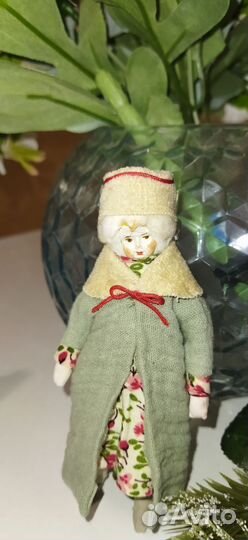 Куколка текстильная мягкая, ёлочная игрушка