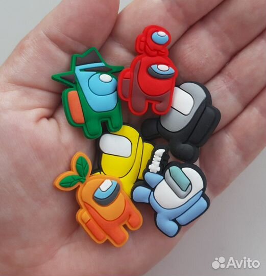 Украшения для кроксов, jibbitz Амонг ас