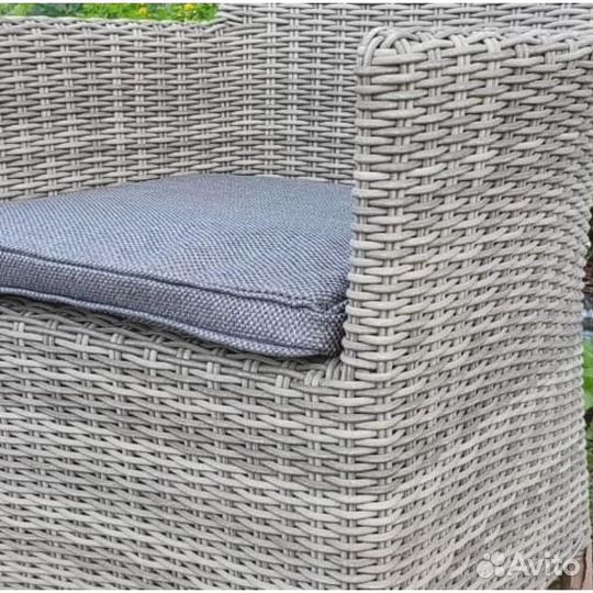 Комплект плетеной мебели AM-395C-T395 Grey 4Pcs (4