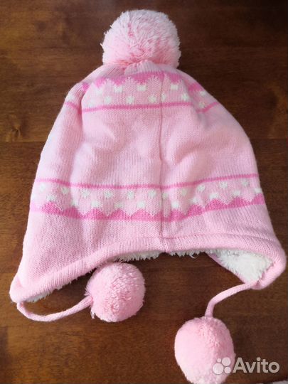 Теплые шапка, шарф и перчатки (Щенячий патруль)