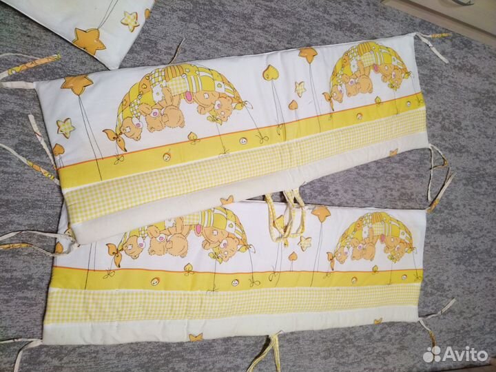 Бортики в детскую кроватку