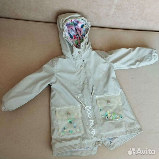 2 плаща для девочки 4лет