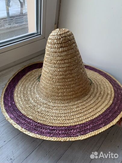 Соломенная шляпа сомбреро