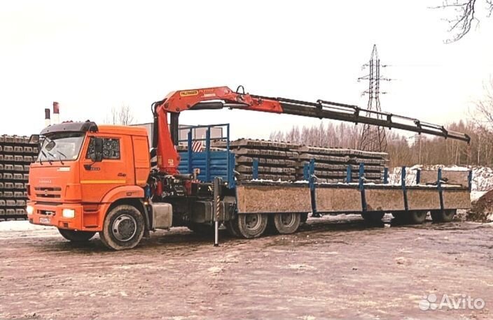 Аренда и услуги манипулятора, стрела 7 т, 19 м, борт 22.3 т, 10 м