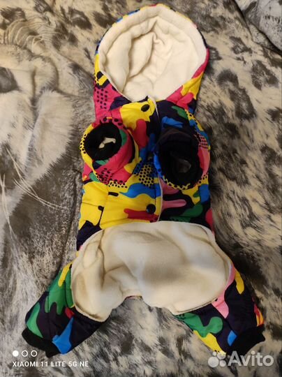 Тёплый комбинезон для маленьких собак