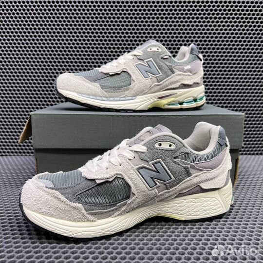 Кроссовки мужские NEW balance 2002, темно-серые