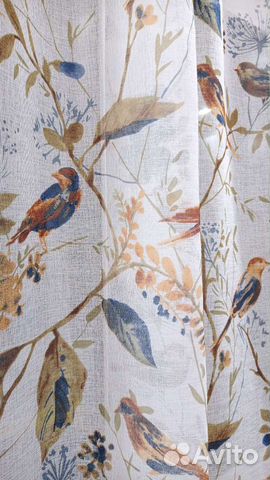 Тюль-лен новая