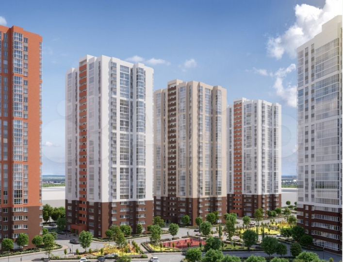 1-к. квартира, 42,5 м², 6/25 эт.