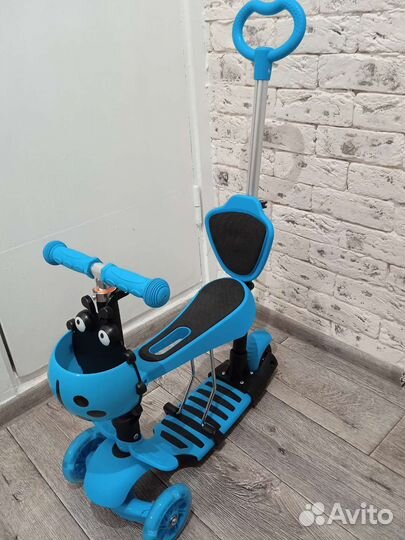 Самокат-беговел 5*1 Rich Новые