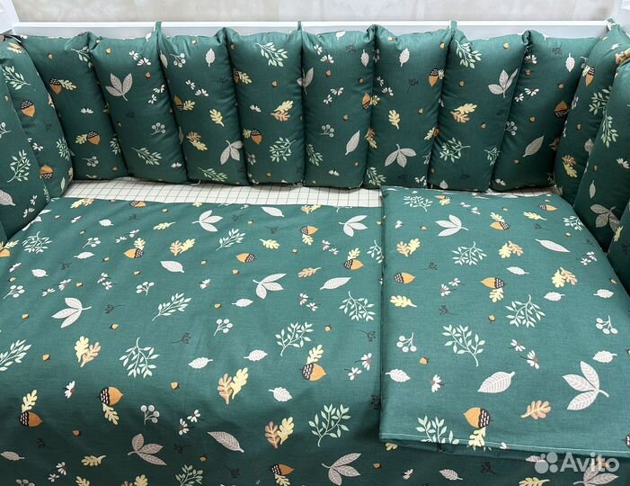 Комплект в кроватку Заборчик (расцветки разные)