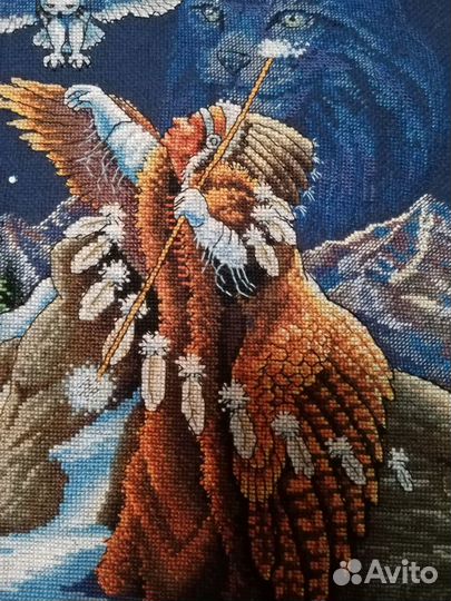 Вышитая картина Сакральная связь Dimensions