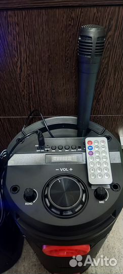 Музыкальный центр ZQS 6208 блютуз /караоке/эхо