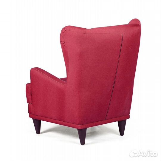 Кресло Juliet рогожка красный