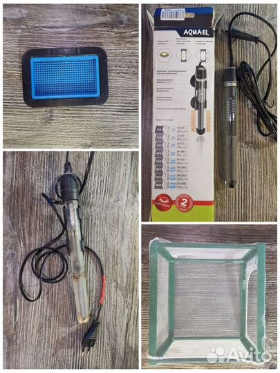 Фильтр, магнитный скребок для аквариума