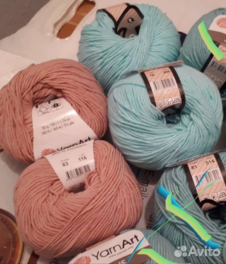 Пряжа Джинс Ярн Арт (Турция) цена за один моток
