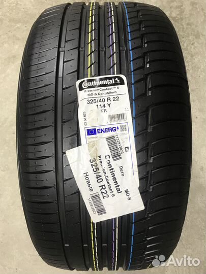 Continental ContiPremiumContact 6 ContiSilent 285/45 R22 и 325/40 R22 114Y