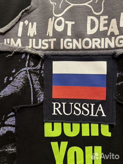 Vetements russia patchwork футболка оригинал