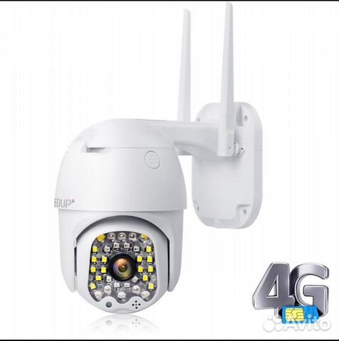 Уличная 4G камера видеонаблюдения, сим карта