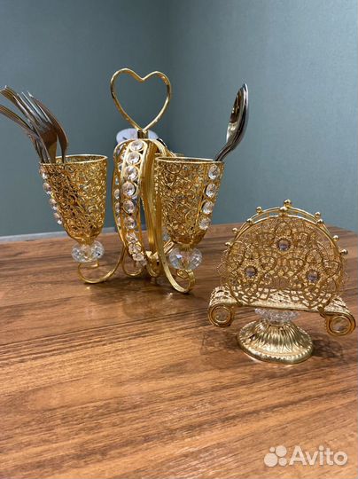 Подставка для столовых приборов. Салфетница