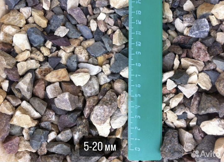 Гравийный щебень с карьера Шумское