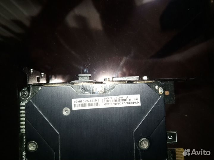 Видеокарта rx 480 4gb