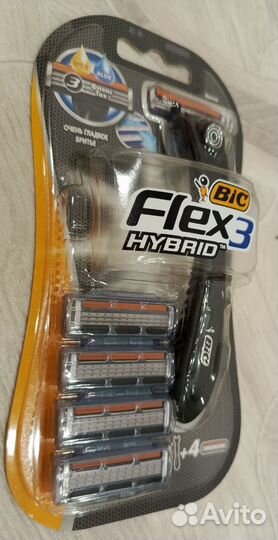 Бритвенная система BIC Flex 3 Hybrid (1+4).Оригина